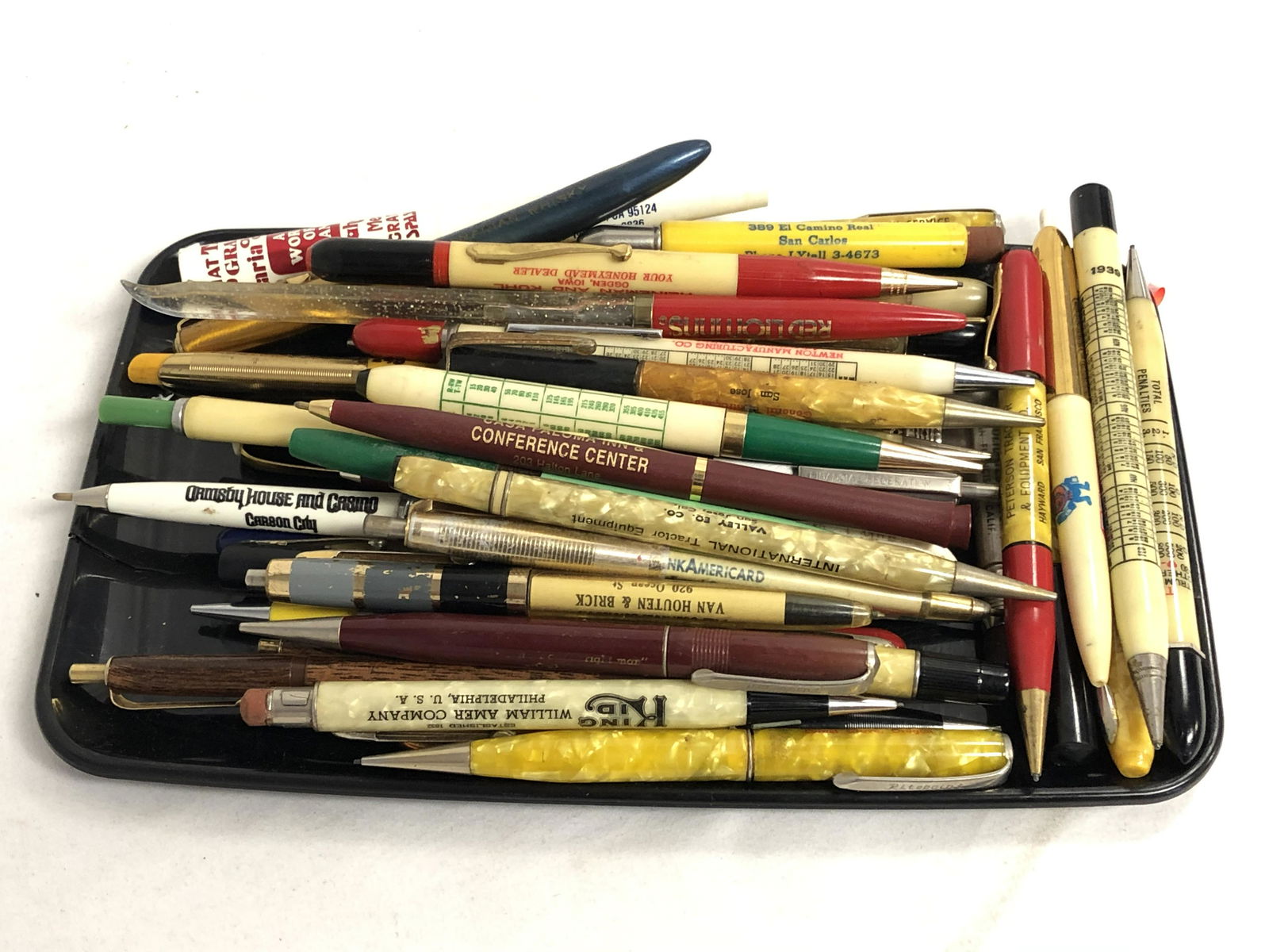 Vintage Lot of Advertising Pens / Pencils - Bridge Game (1 of 5)