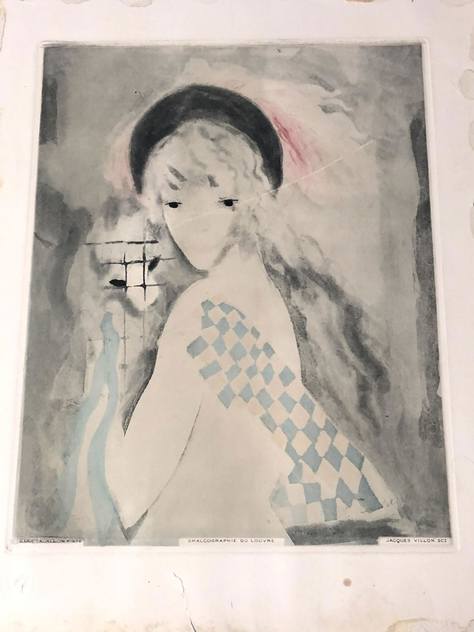 Jacques Villon Chalcographie Du Louvre - After Marie: Jacques Villon Chalcographie Du Louvre - After Marie Laurencin , Out of Frame