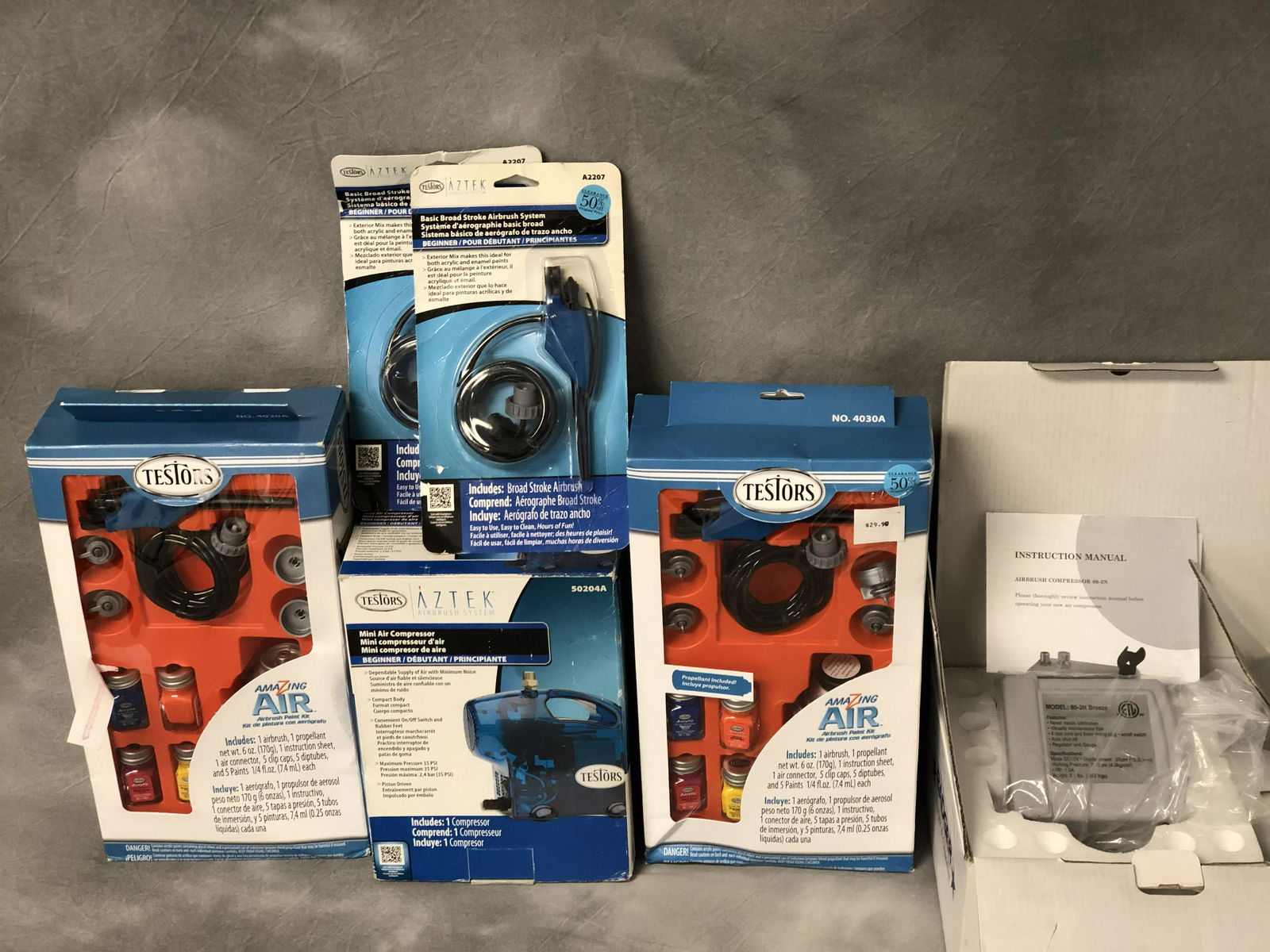 Testors Airbrush System Items, NIB - Mini Air (1 of 5)