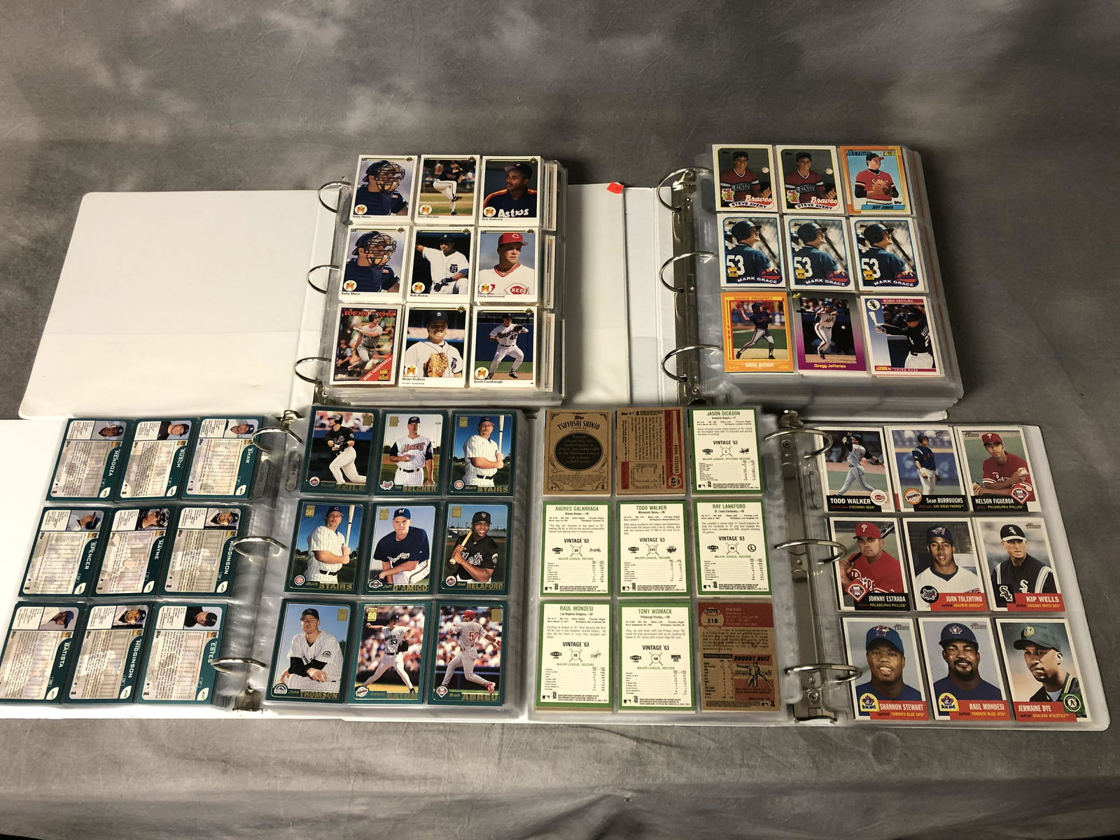 (4)Binders 1970s -1990s Baseball Trading Cards - Asst (1 of 16)