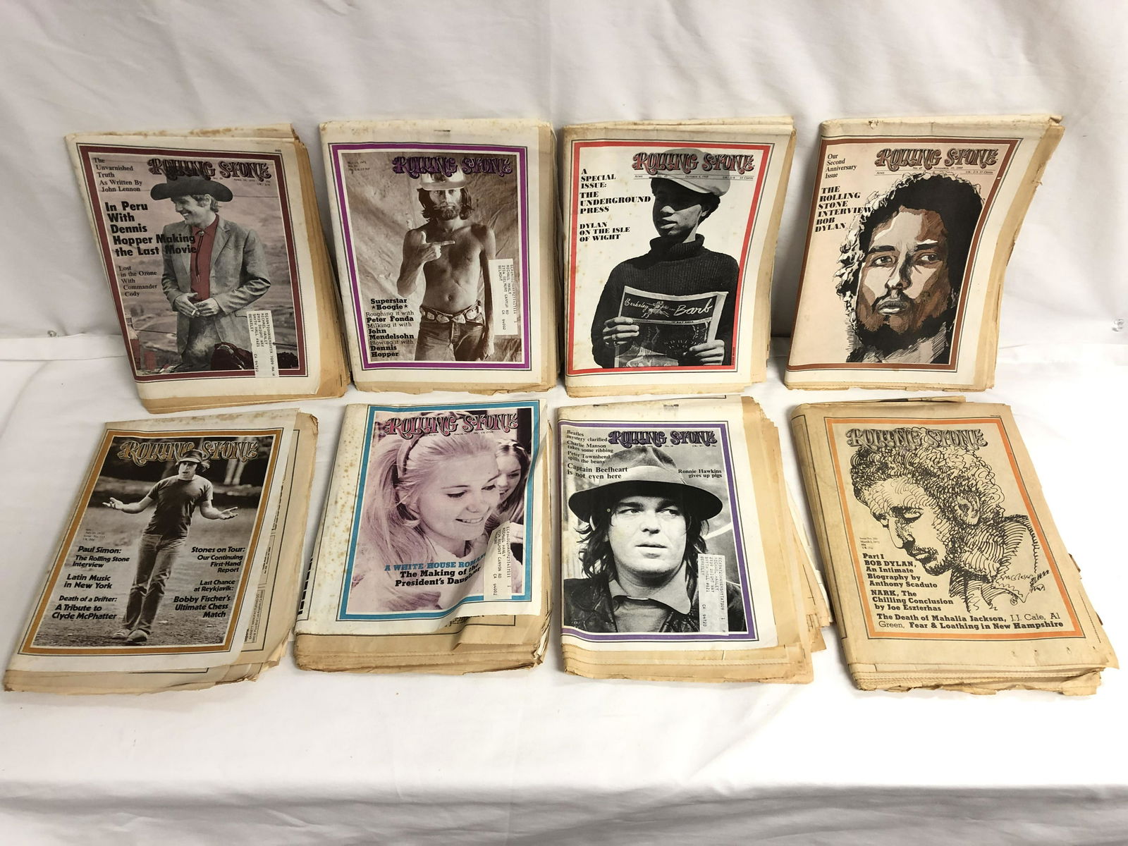 (15)1969-1971 Rolling Stone Magazines - Bob Dylan, (1 of 10)