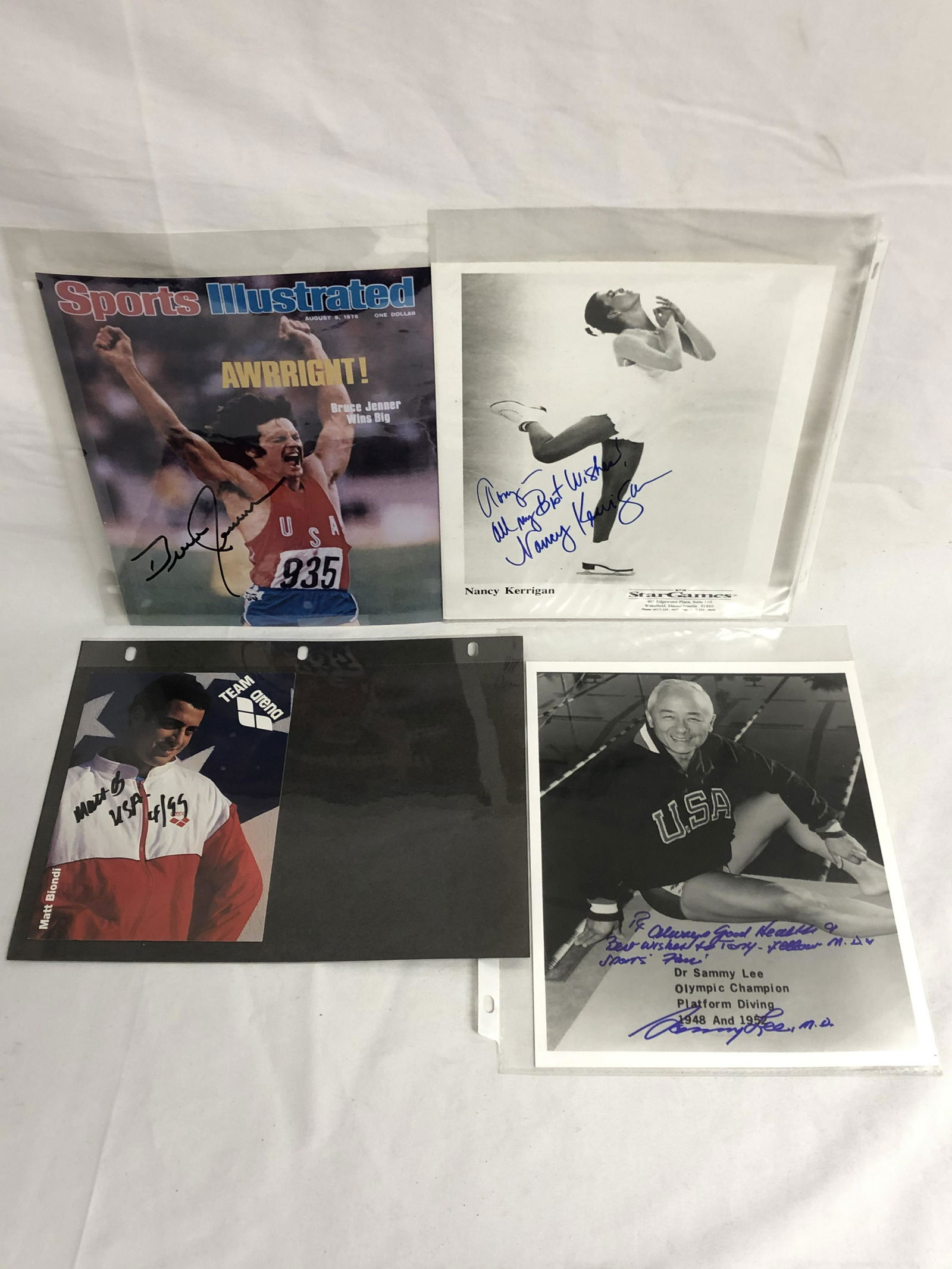 Autographed Olympian Items - Bruce Jenner, Nancy (1 of 6)