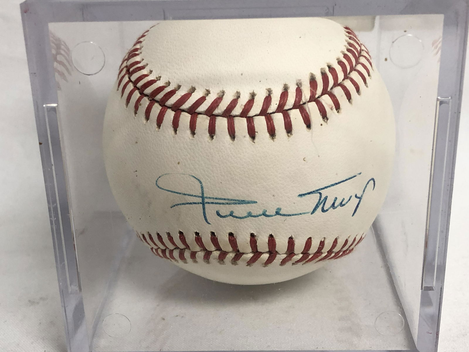 Autographed Willie Mays Baseball - Official National (1 of 2)