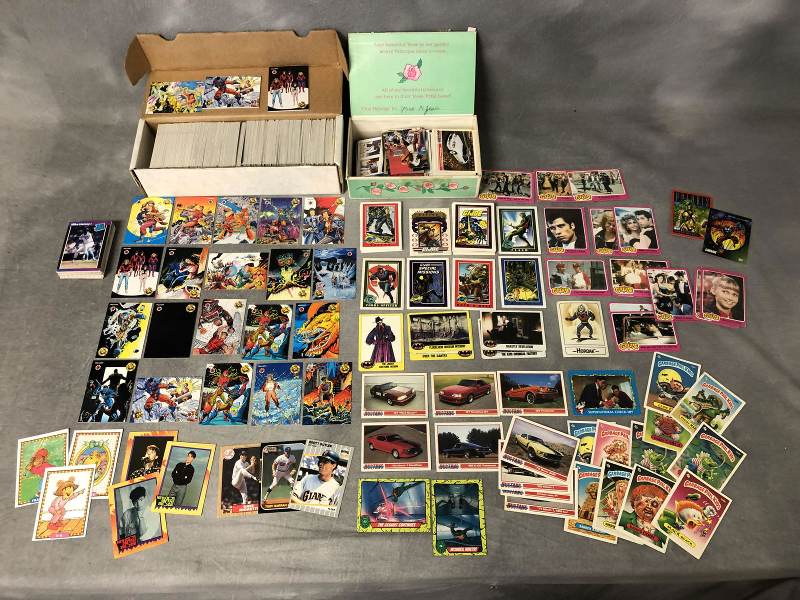 Asst Comic & Trading Cards - Marvel,Valiant, G.I.Joe (1 of 7)