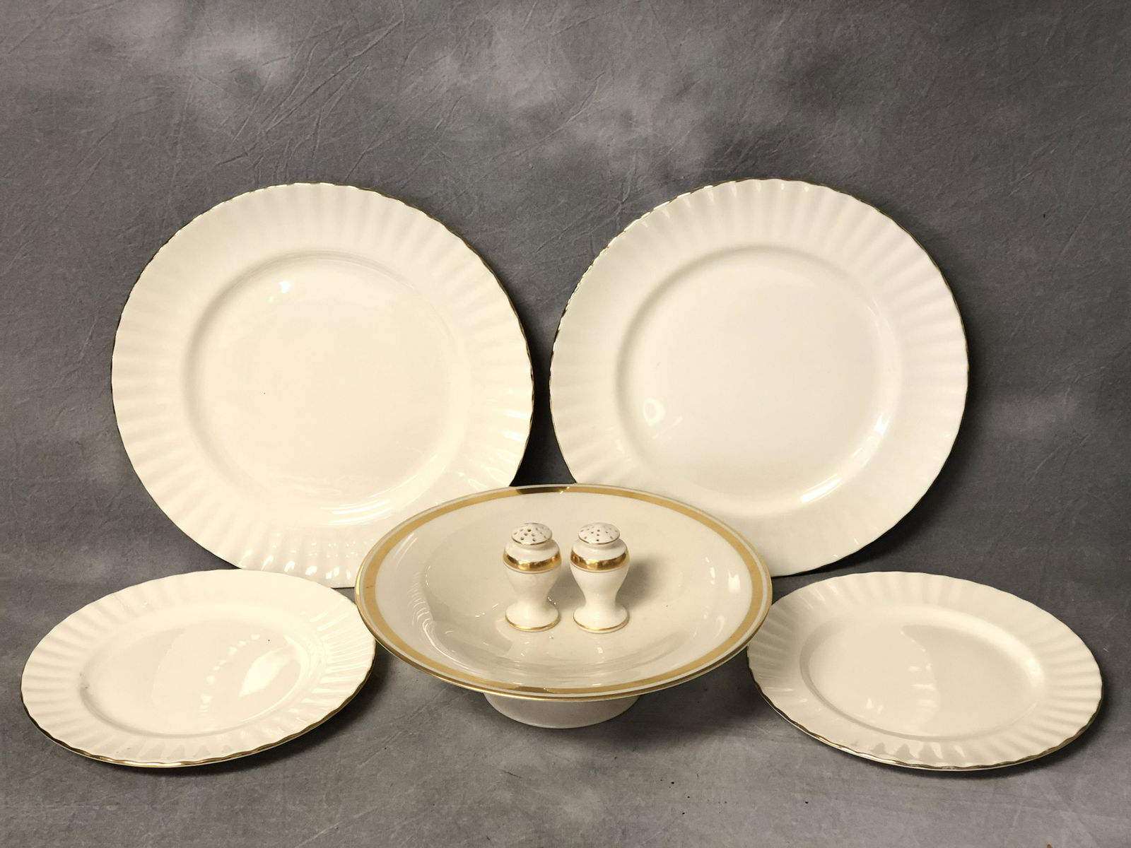 (4)Royal Albert, Lenox Bowl + Salt/ Pepper - Lenox Salt (1 of 8)