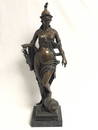 Gerhard Hubert Allegory of Bavaria Statue - Bronze /