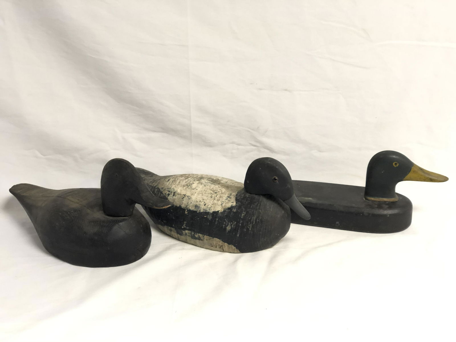 (3)Antique Wooden Duck Decoys - HandCarved & Painted, (1 of 8)