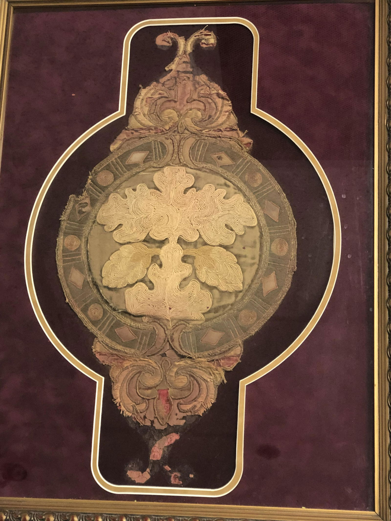 Victorian Tapestry From a William Burges Chair - Framed (1 of 6)