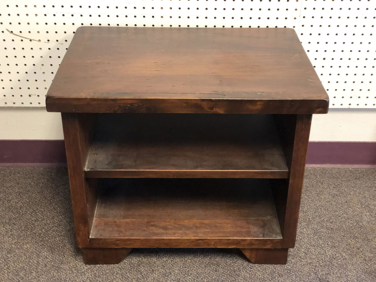 Pottery Barn Solid Wood Side Table, 24''x18''x20'' (1 of 4)