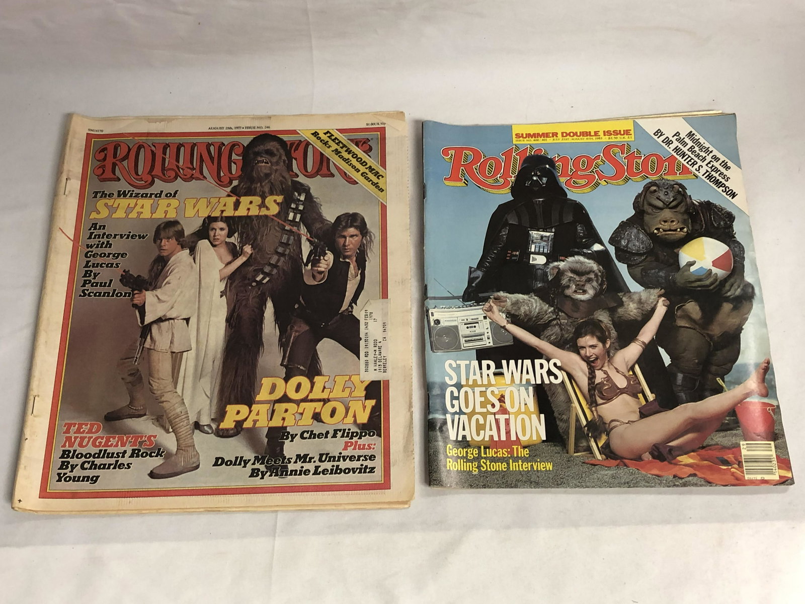 (2)Vintage Rolling Stone Star Wars Magazines - 1977 (1 of 17)