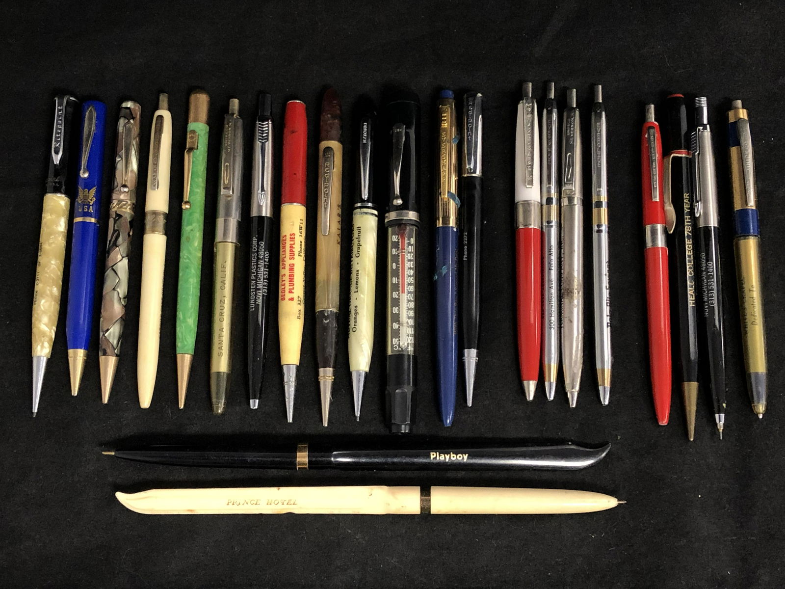 Asst Vtg Advertising Pens - Various Makers & (1 of 5)