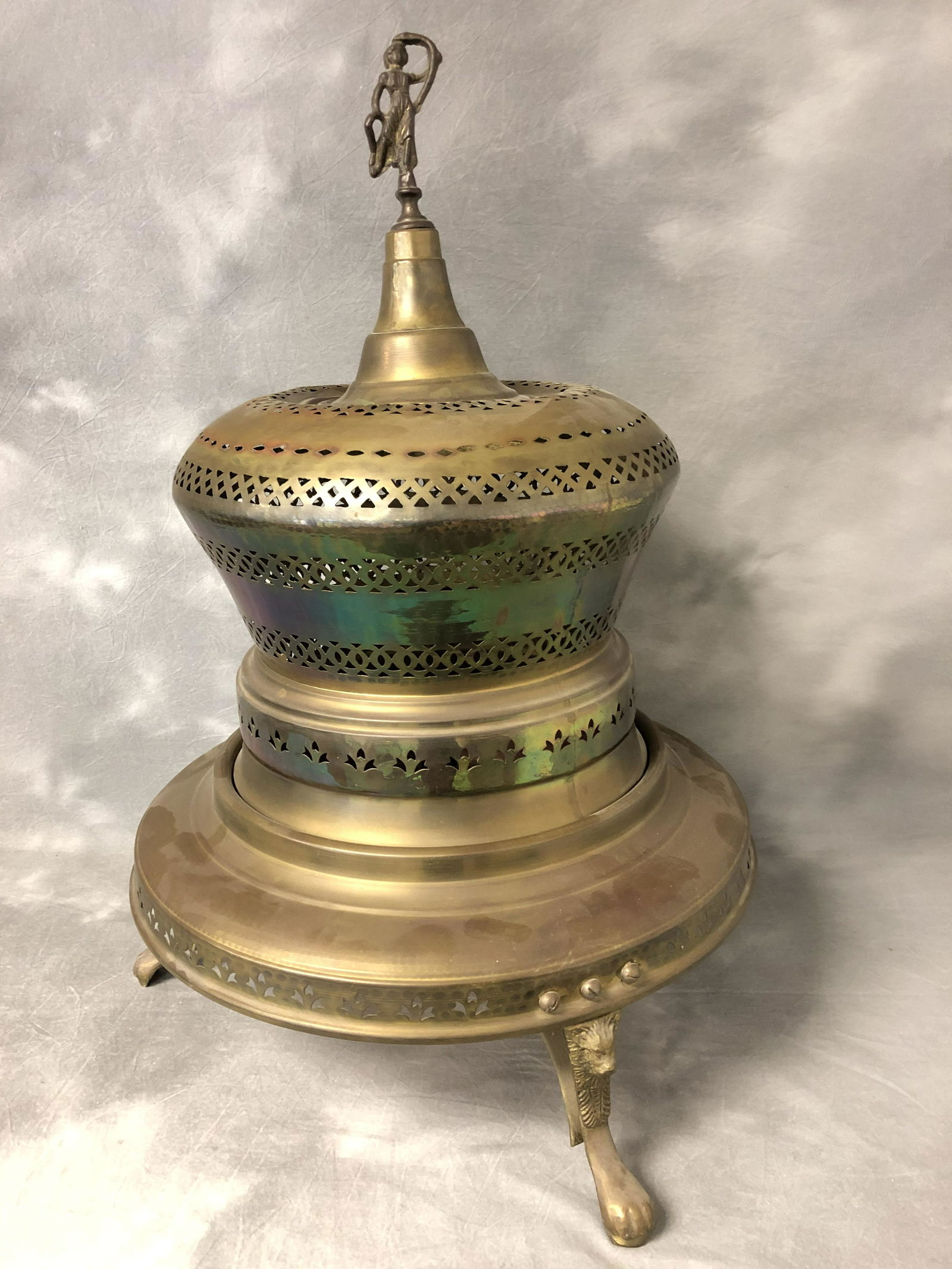 Moroccan Cooker/Heater Incense Censer- Copper / Brass , (1 of 5)