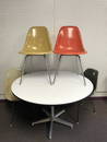 MCM Herman Miller Table,(4)Fiberglass Chairs - Table w/