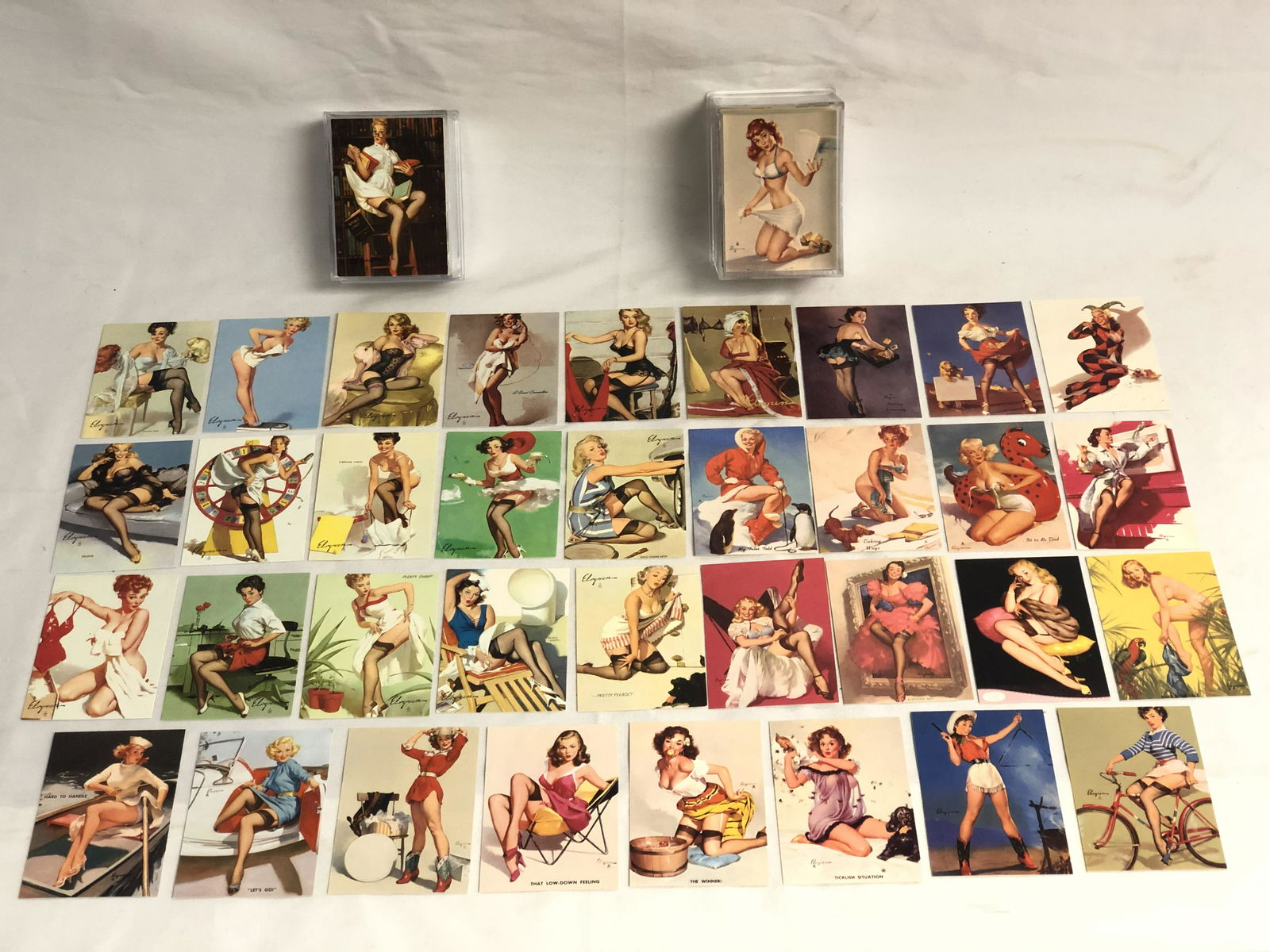 100s 1993-95 Gil Elvgrens Pin-Up Girl Cards - Complete (1 of 7)