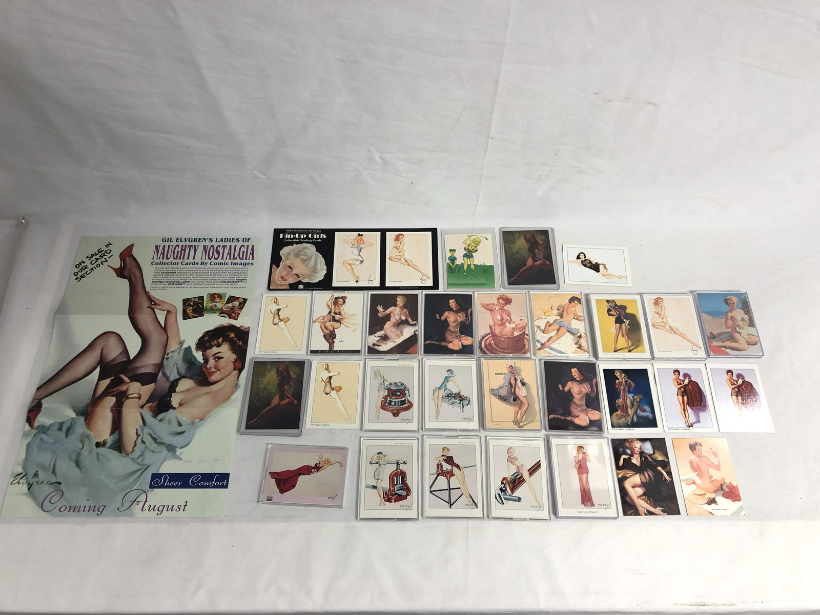 1990s Vargas, Petty,More PinUp Girl Cards - Prototype (1 of 8)