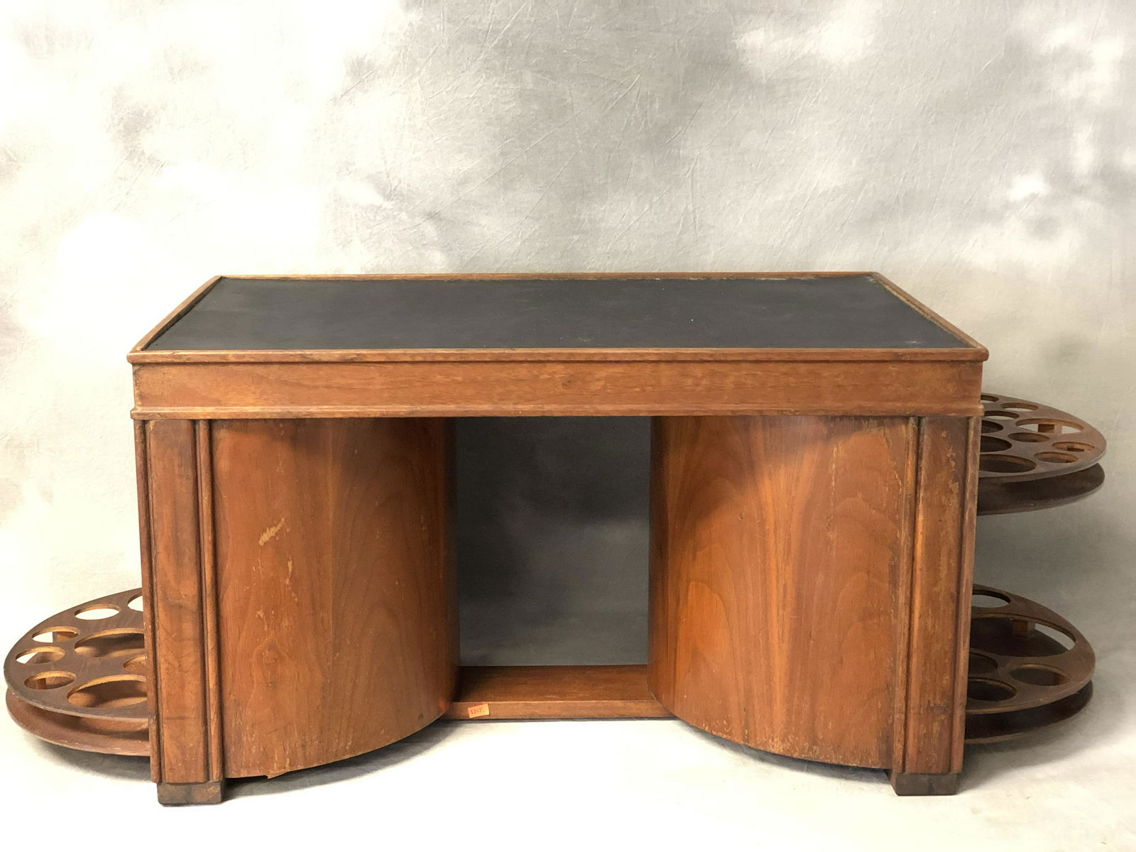 Art Deco Bar Cabinet, 31'' x 19'' x 17.5'' - Both Sides (1 of 6)