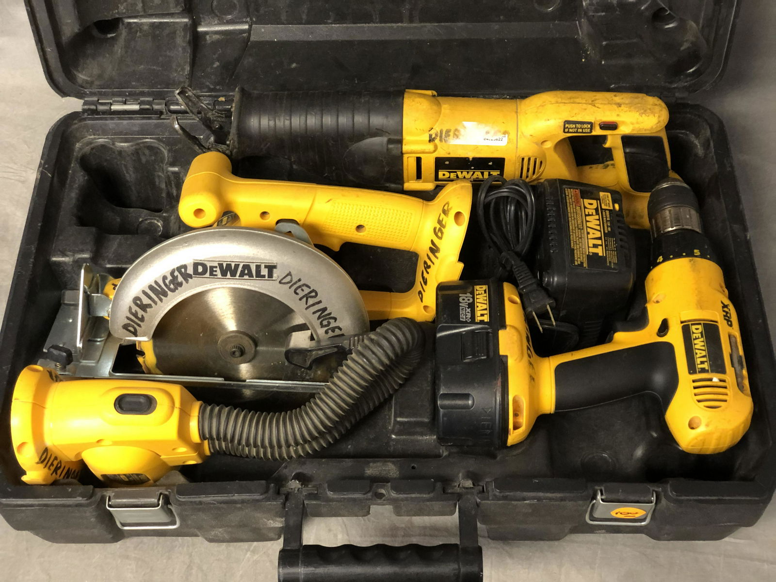 Dewalt Set -Cordless Hammer Drill, Saw, More - #939 6 (1 of 13)