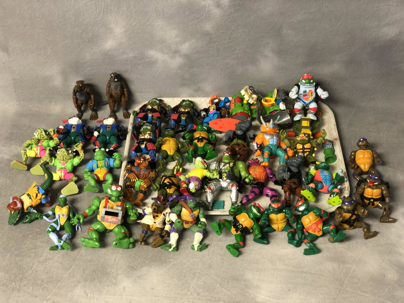 1980s-90s Teenage Mutant Ninja Turtles Toys - Asst: 1980s-90s Teenage Mutant Ninja Turtles Toys - Asst Figures / Cars