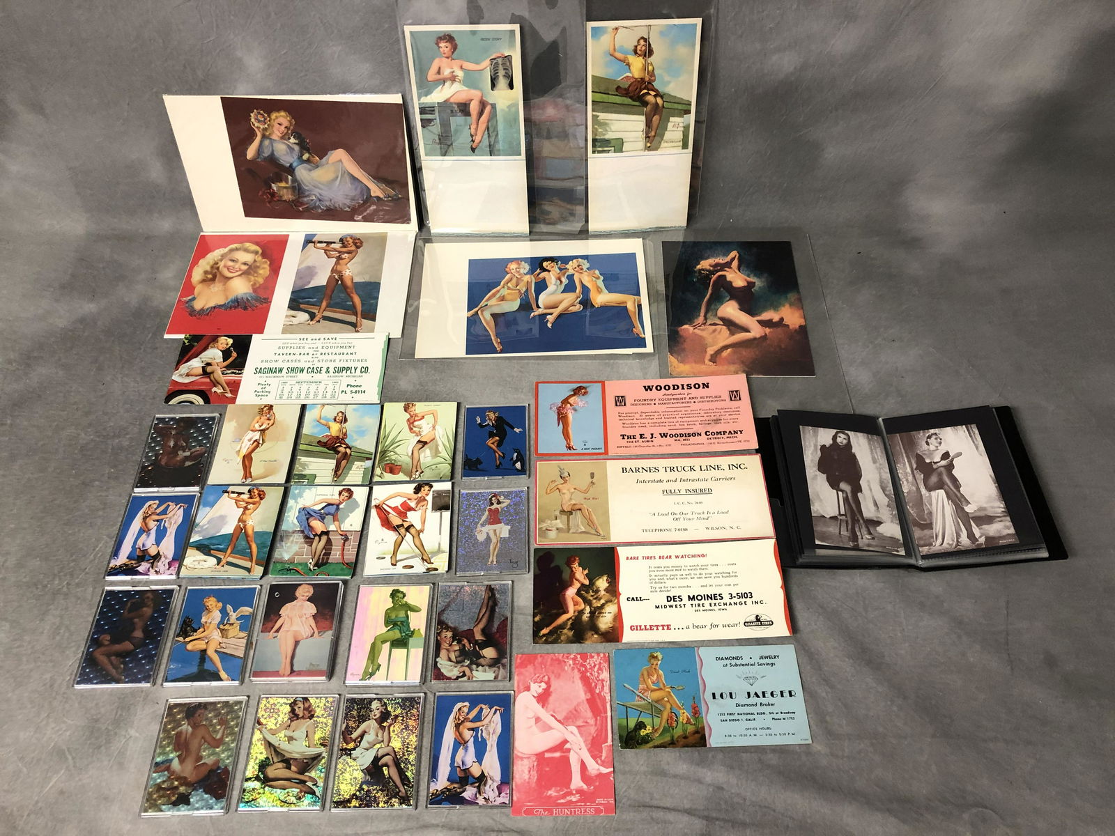 Vtg Pin-Up Girl Items, Advertising Cards - Elvgren (1 of 15)