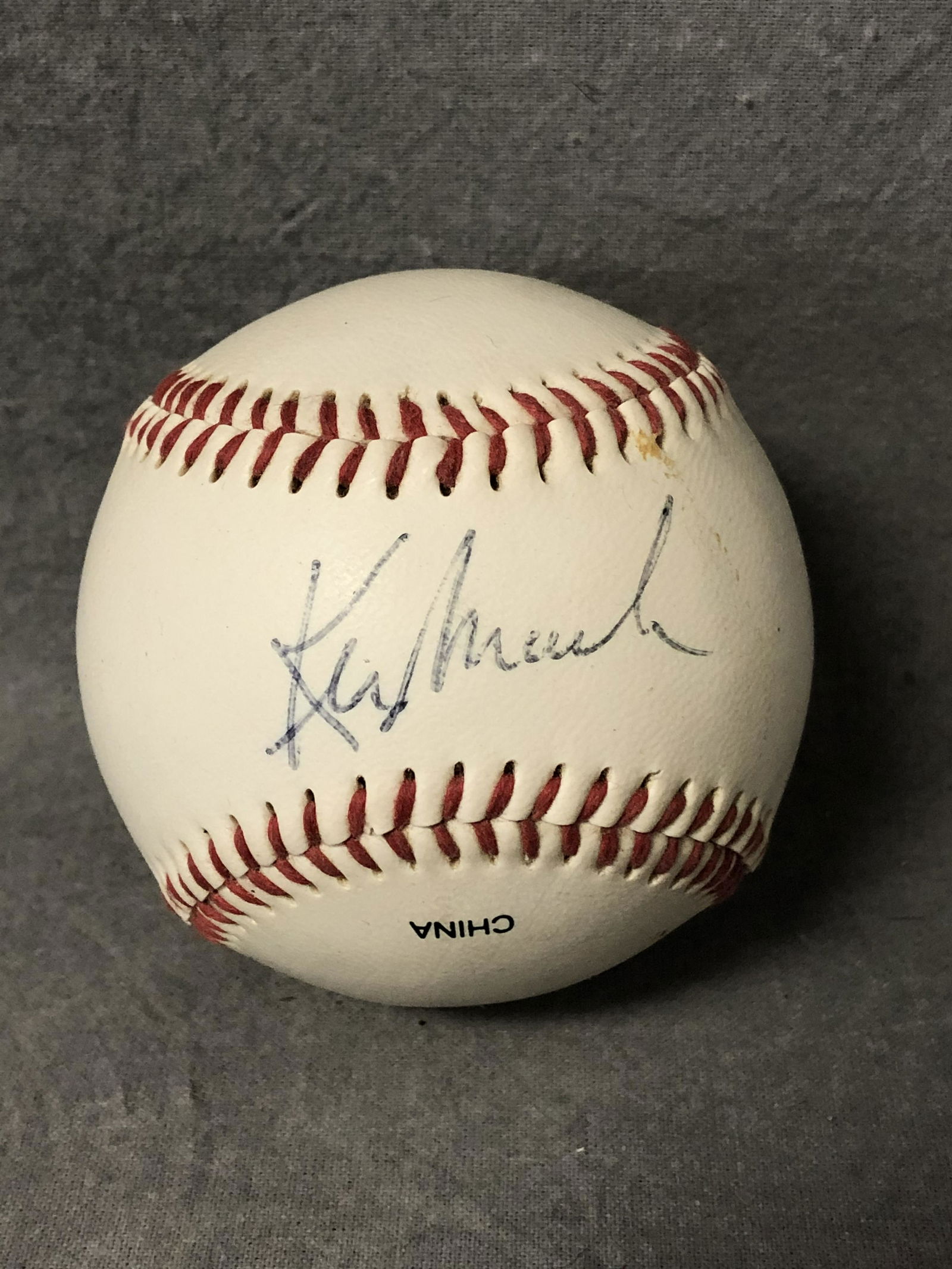 Autographed Kevin Mitchell Baseball (1 of 2)