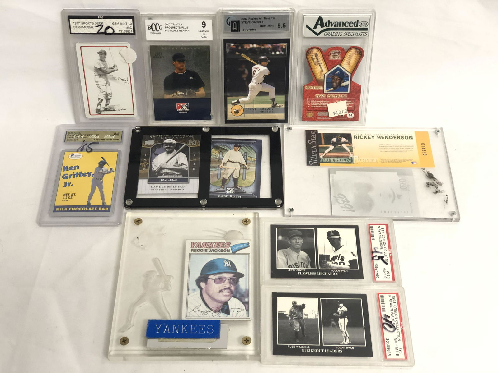 Graded Baseball Cards, Ticket & More - Reggie Jackson (1 of 13)