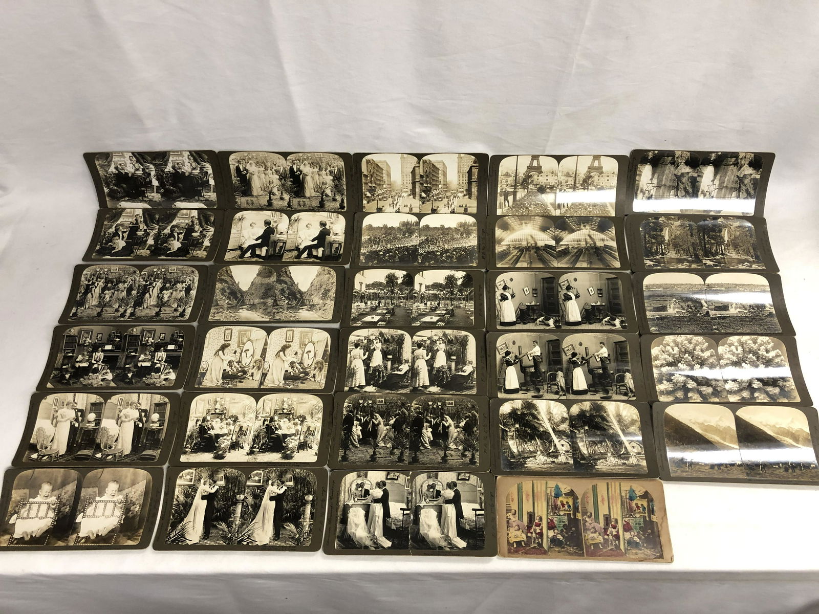 (29)Asst Antique Stereoviews - West Point Cadets, (1 of 8)