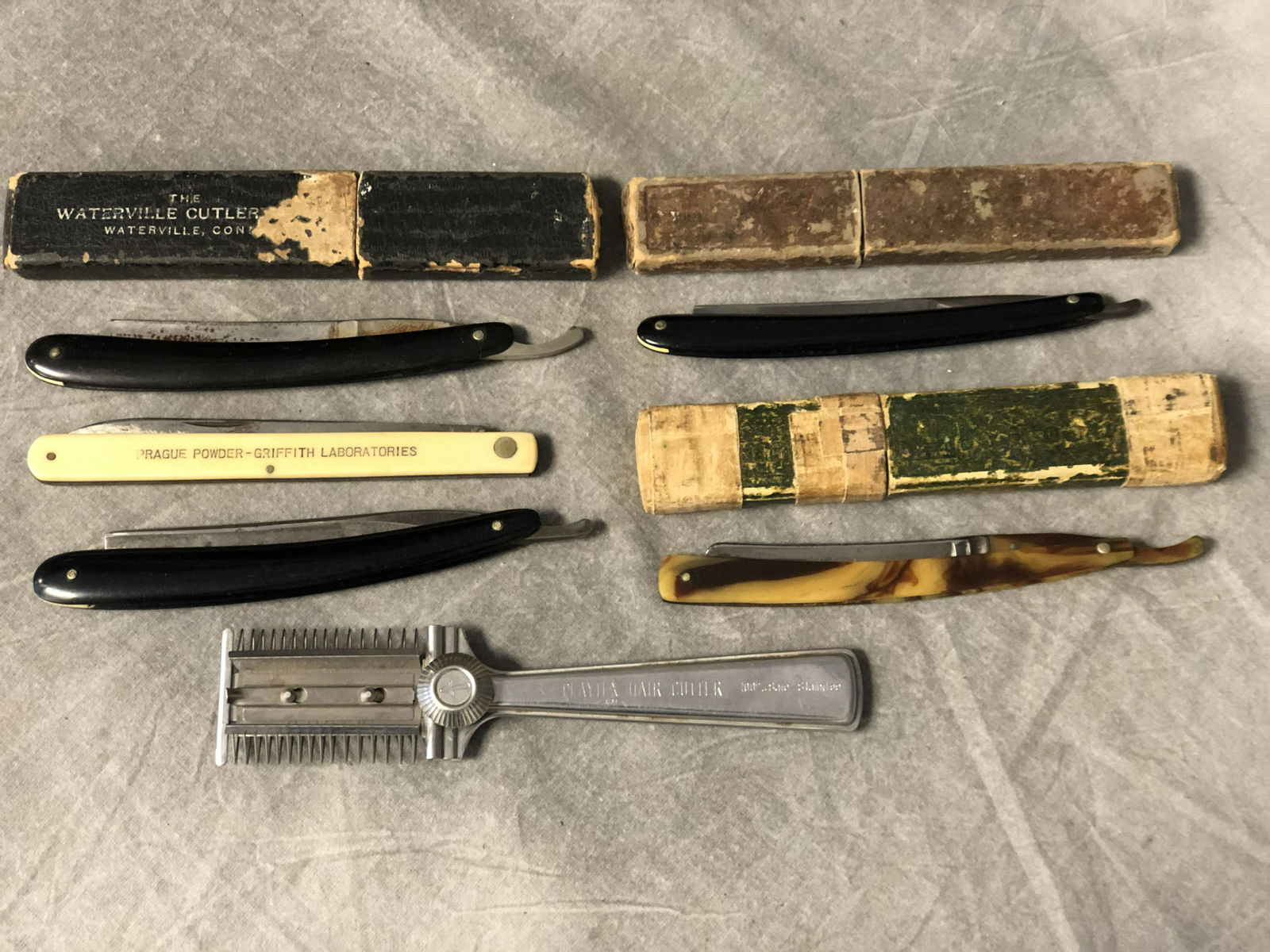 (5)Antique / Vintage Straight Razors - Waterville (1 of 5)