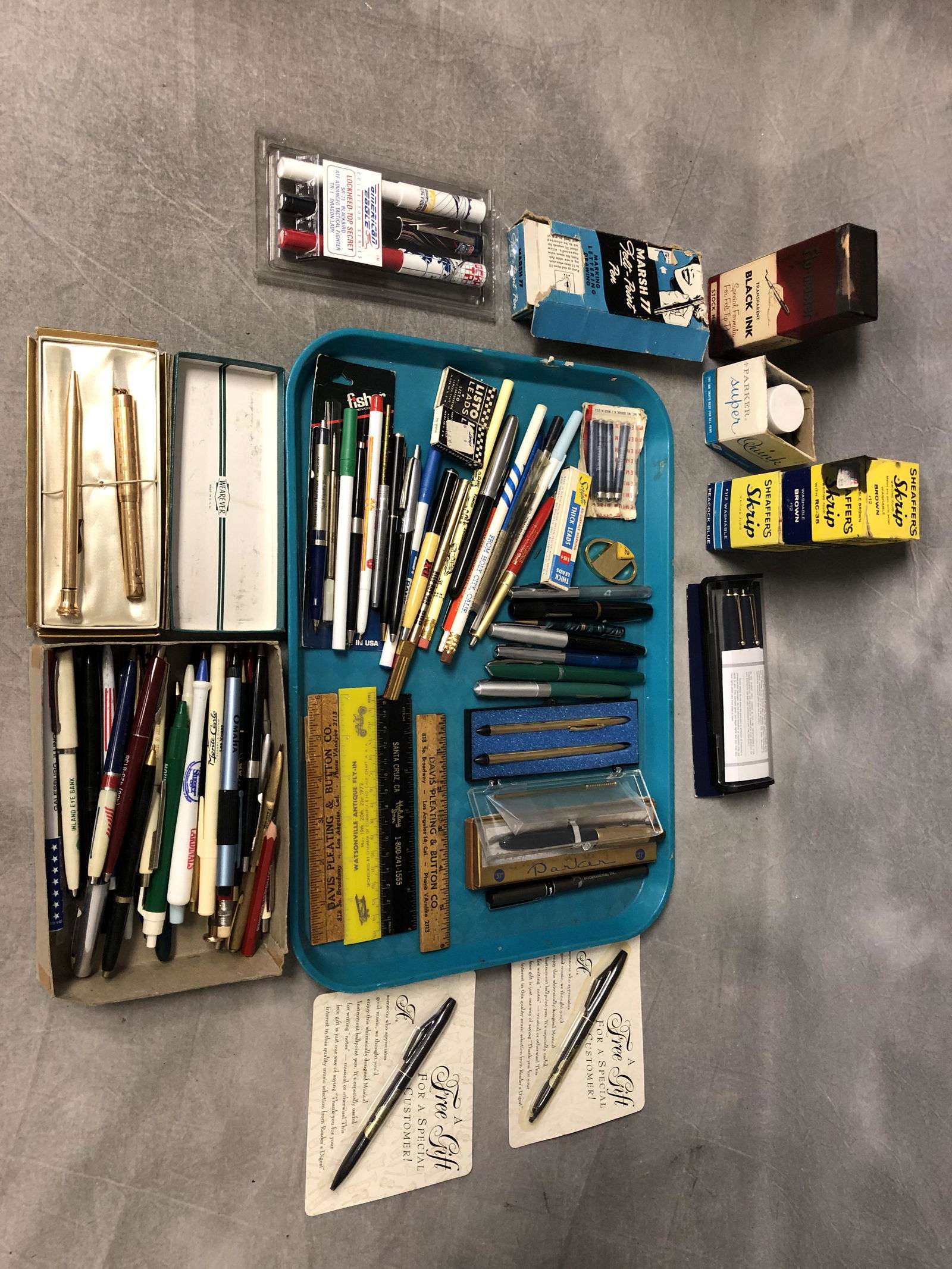 Asst Pens, Pencils -Sheaffer,Parker,More - Advertising, (1 of 10)