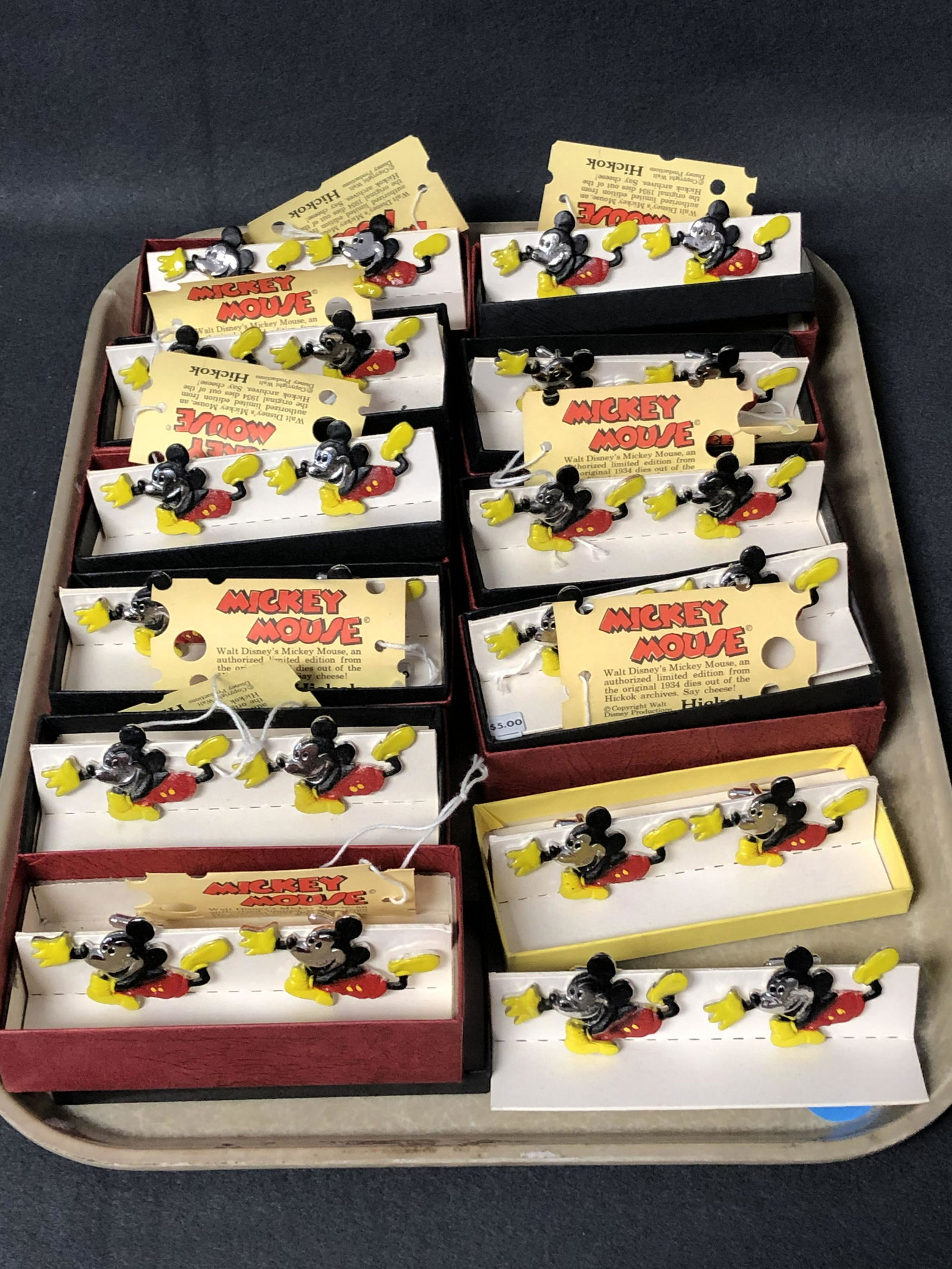 (12)Disney Mickey Mouse Cuff Links - NOS Limited (1 of 3)