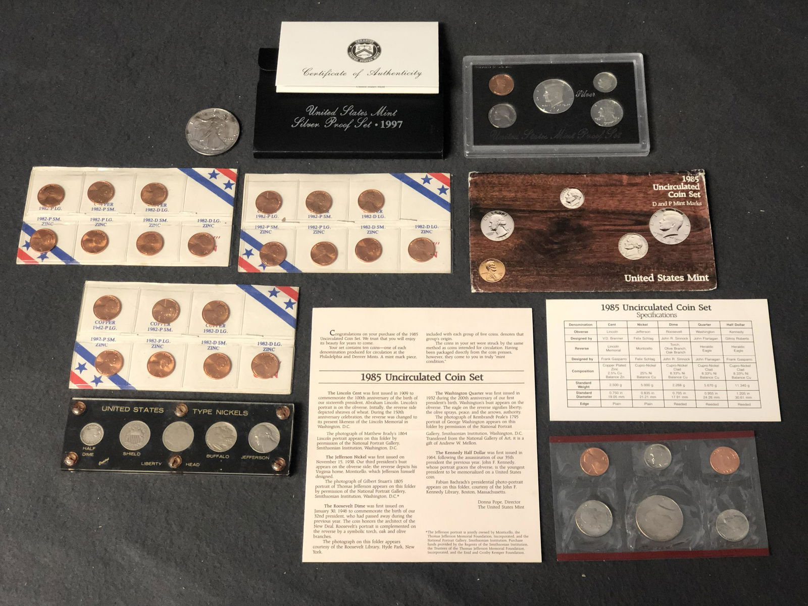 Asst United States Coin Sets, Nickel Types & More - (1 of 16)