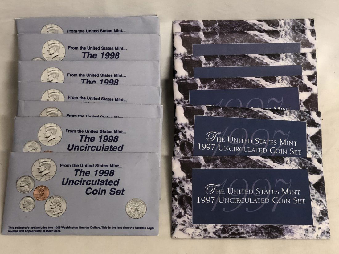 (13)Sets U.S. Mint Uncirculated Coin Set - (6)1997 , (1 of 5)