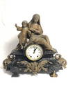 Atq Seth Thomas & Sons Madonna w/ Child Clock - 1870s