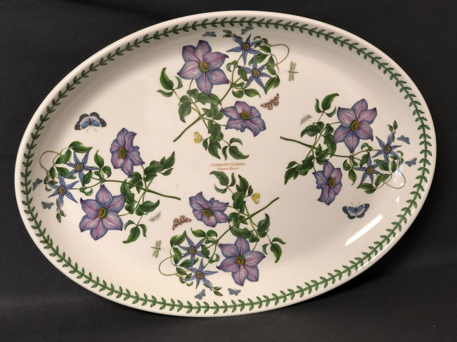 20''x15'' Portmeirion Botanic Garden Platter - Clematis (1 of 4)