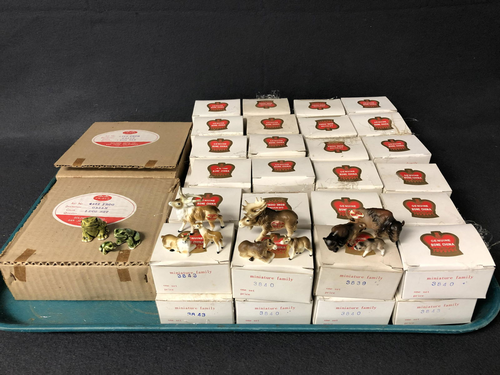 (74)Golden Gate Co. S.F. Miniature Animals - Frogs, (1 of 6)