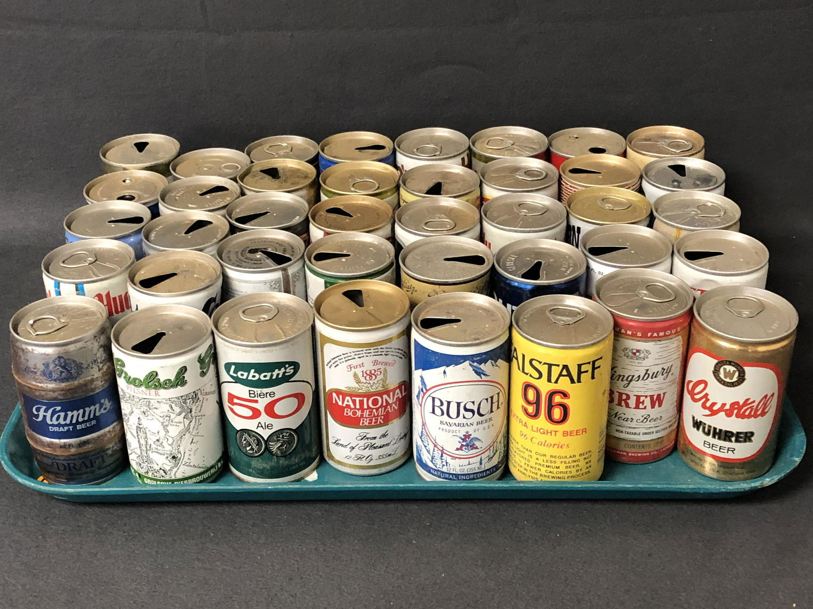 (40)Vintage Pull Tab Beer Cans - Asst Makers (1 of 4)