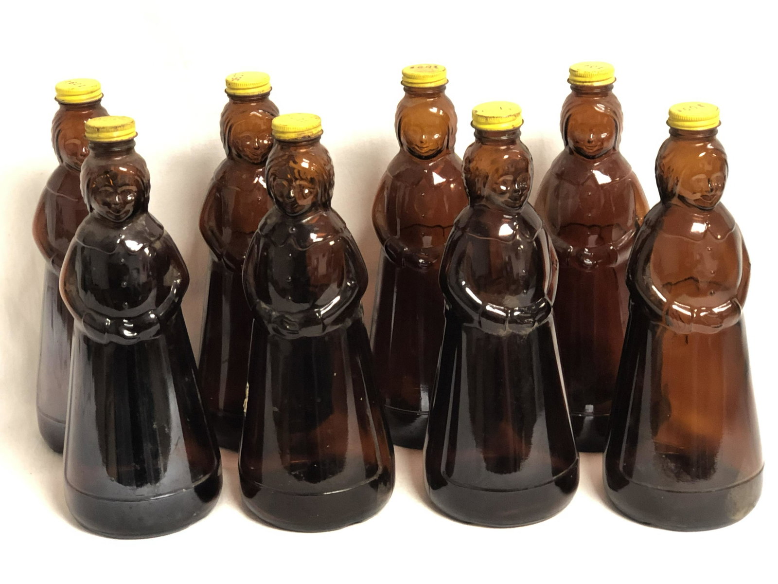 (8)Vintage Mrs. Buttersworth Bottles: (8)Vintage Mrs. Buttersworth Bottles