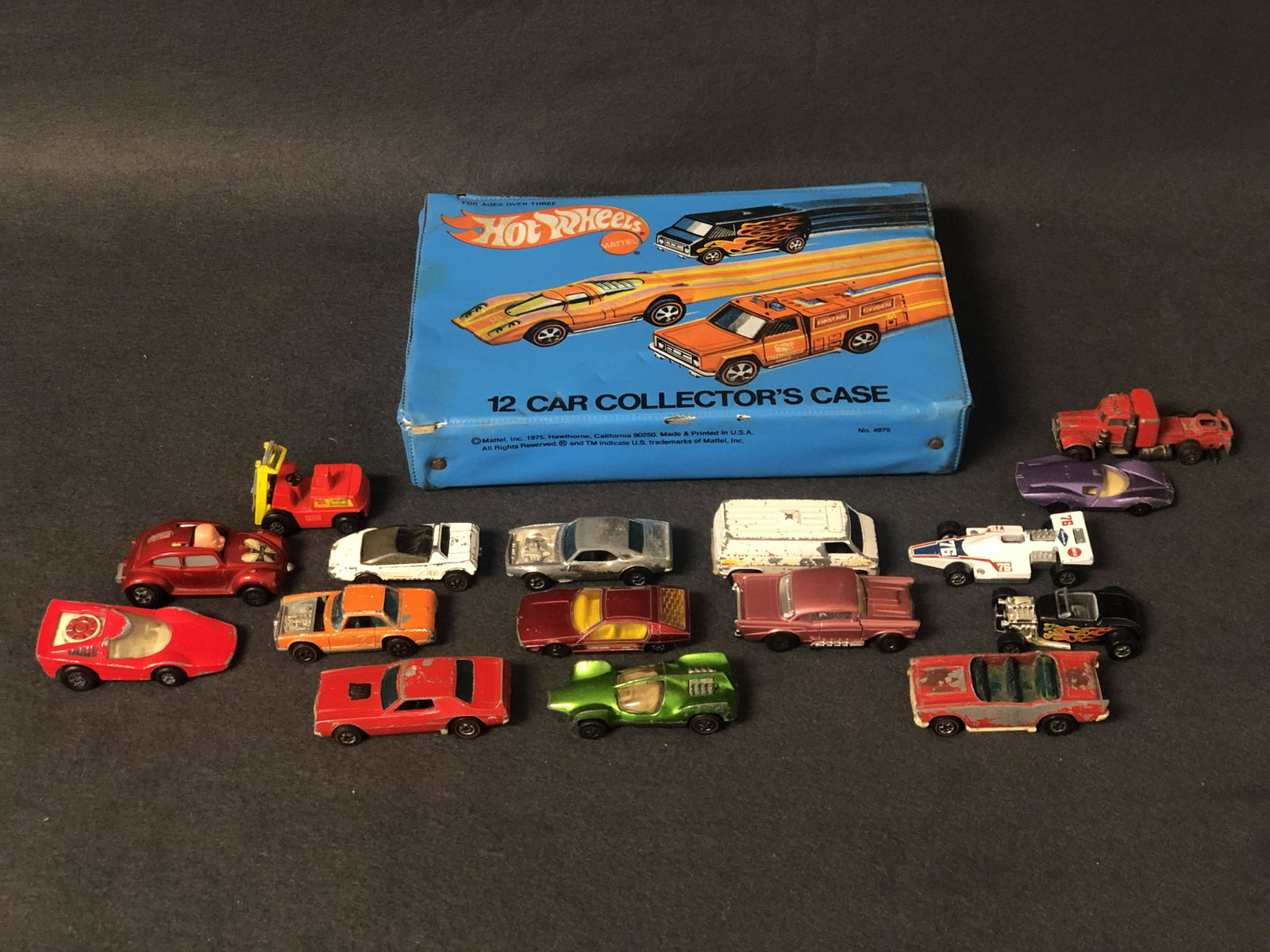 1969-79 Vintage Hot Wheels + Case - (5)1969, (2)1974, (1 of 13)