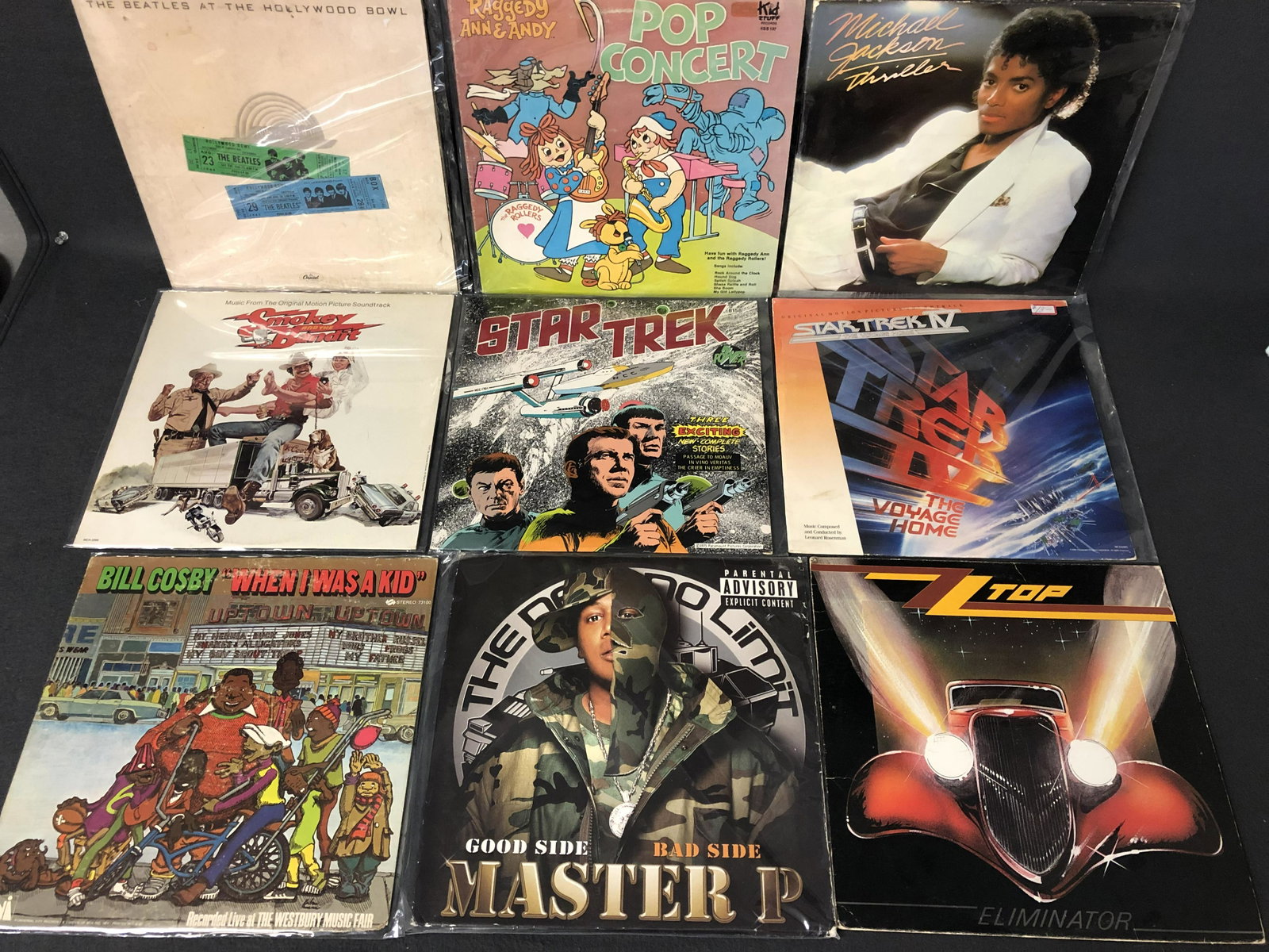 Asst Vintage LP Albums - Beatles,More - Michael: Asst Vintage LP Albums - Beatles,More - Michael Jackson, Smokey & The Bandit, Star Trek Soundtrack & More
