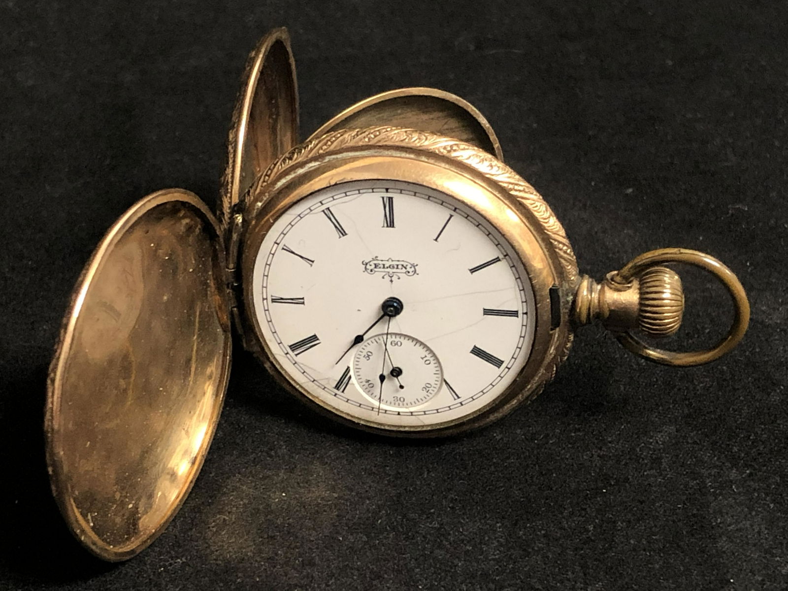 Atq Elgin Watch Co. Pocket Watch - 1894, 7 Jewel, Sz (1 of 7)