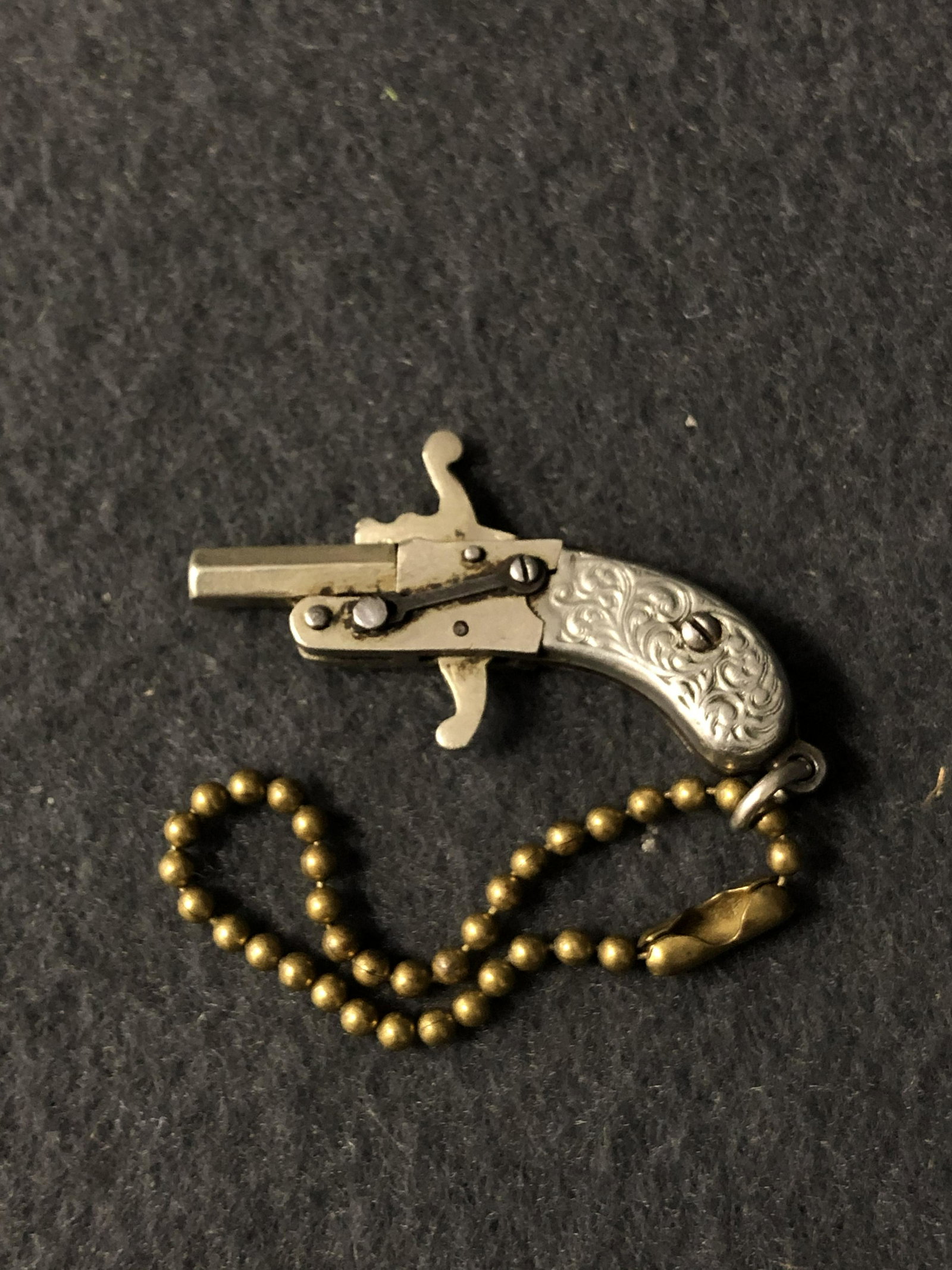 Miniature Vtg Austrian Cap Gun, 1.5'' Length: Miniature Vtg Austrian Cap Gun, 1.5'' Length