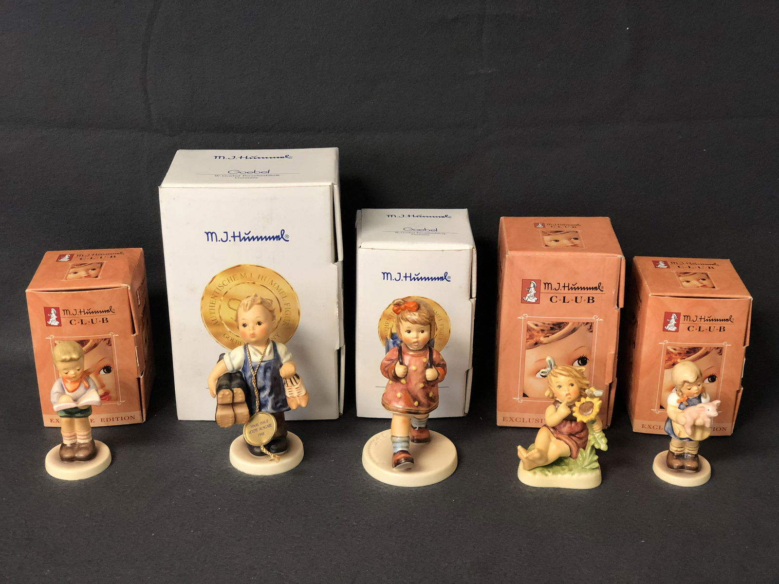 (5)Goebel Hummel Figures w/ Boxes - Club Editions - (1 of 7)