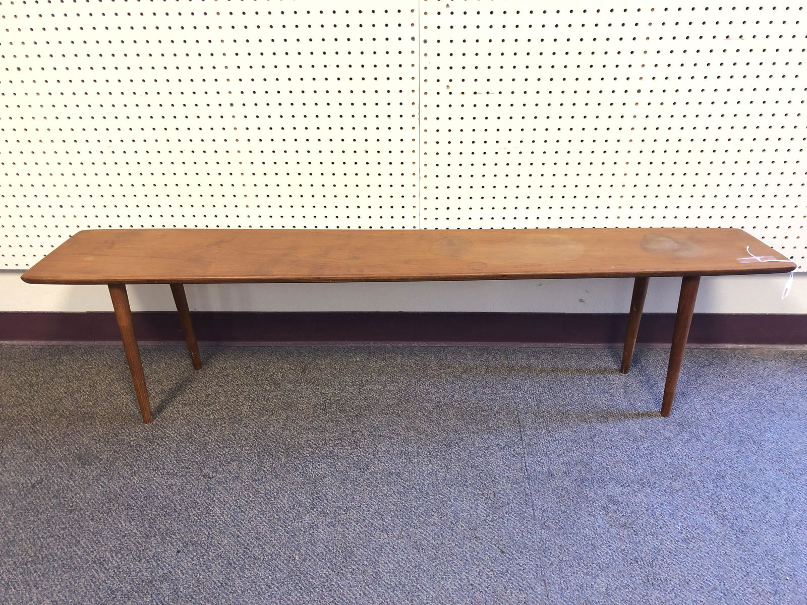 MCM Teak Danish Coffee Table/ Bench - 59'' x 9'' x (1 of 5)