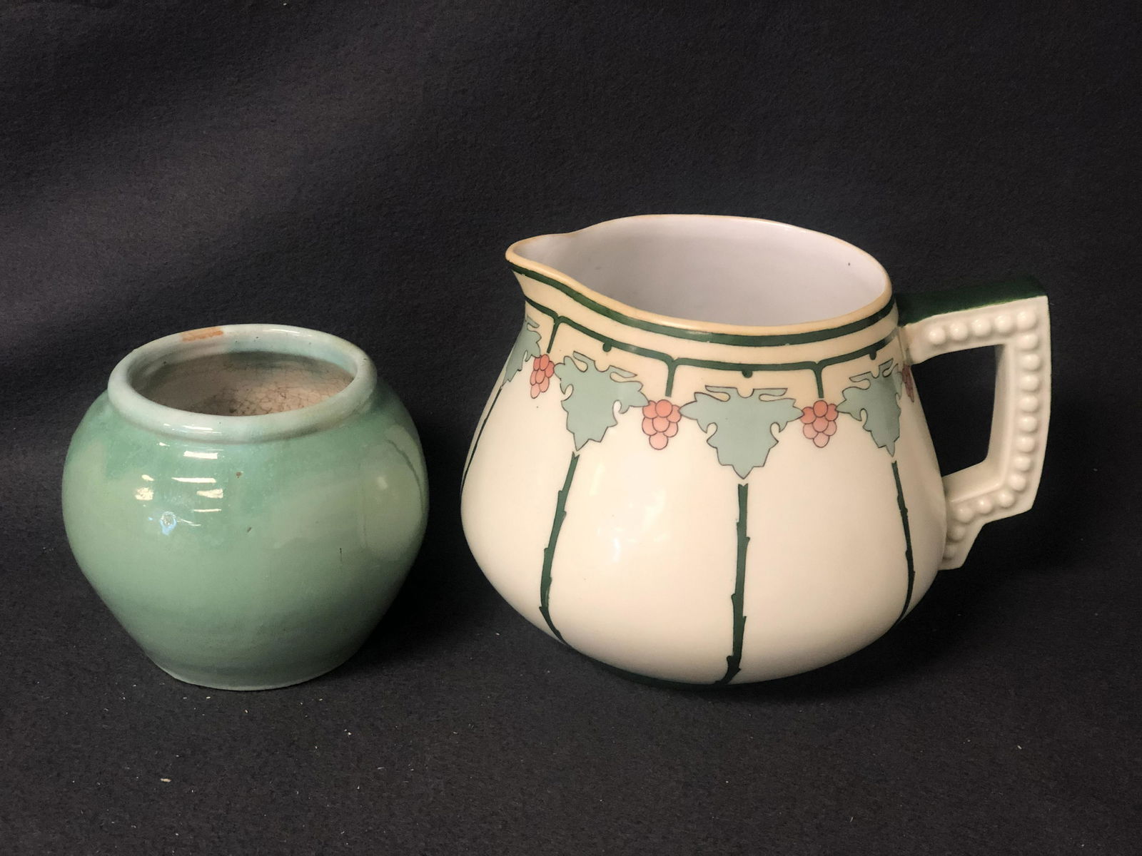 Cornelison Bybee Ky Vase w/ German Pitcher - Vtg (1 of 5)