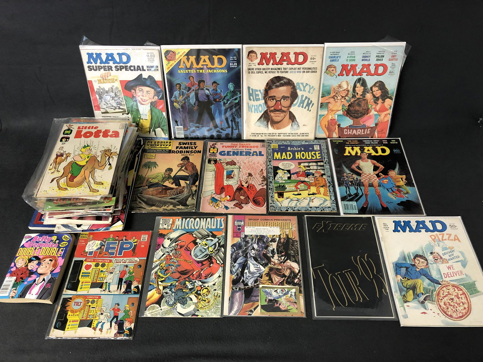 Vtg Comic Books,MAD & More - Spiderman Marvel Book, (1 of 6)