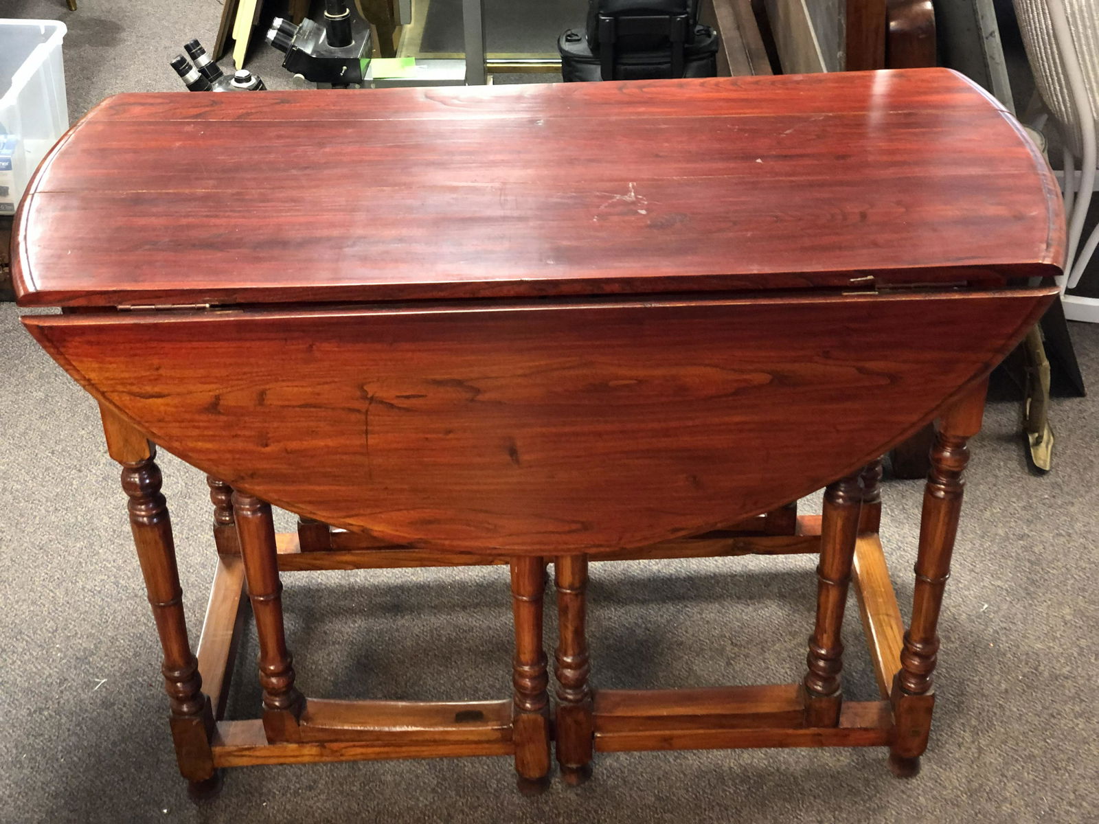 Double Drop Leaf Table w/ Drawers - 48'' x 21'' x 33'' (1 of 3)