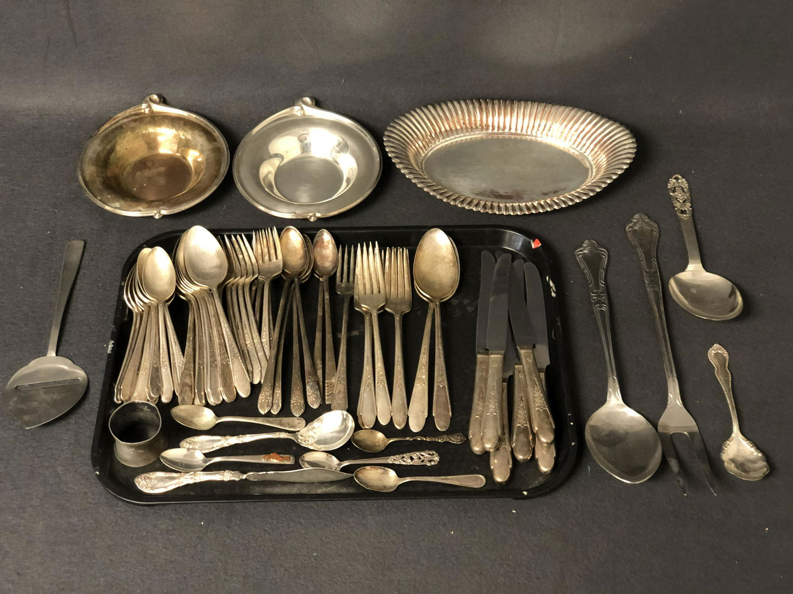Group Silverplated Flatware Set, Asst Items (1 of 7)
