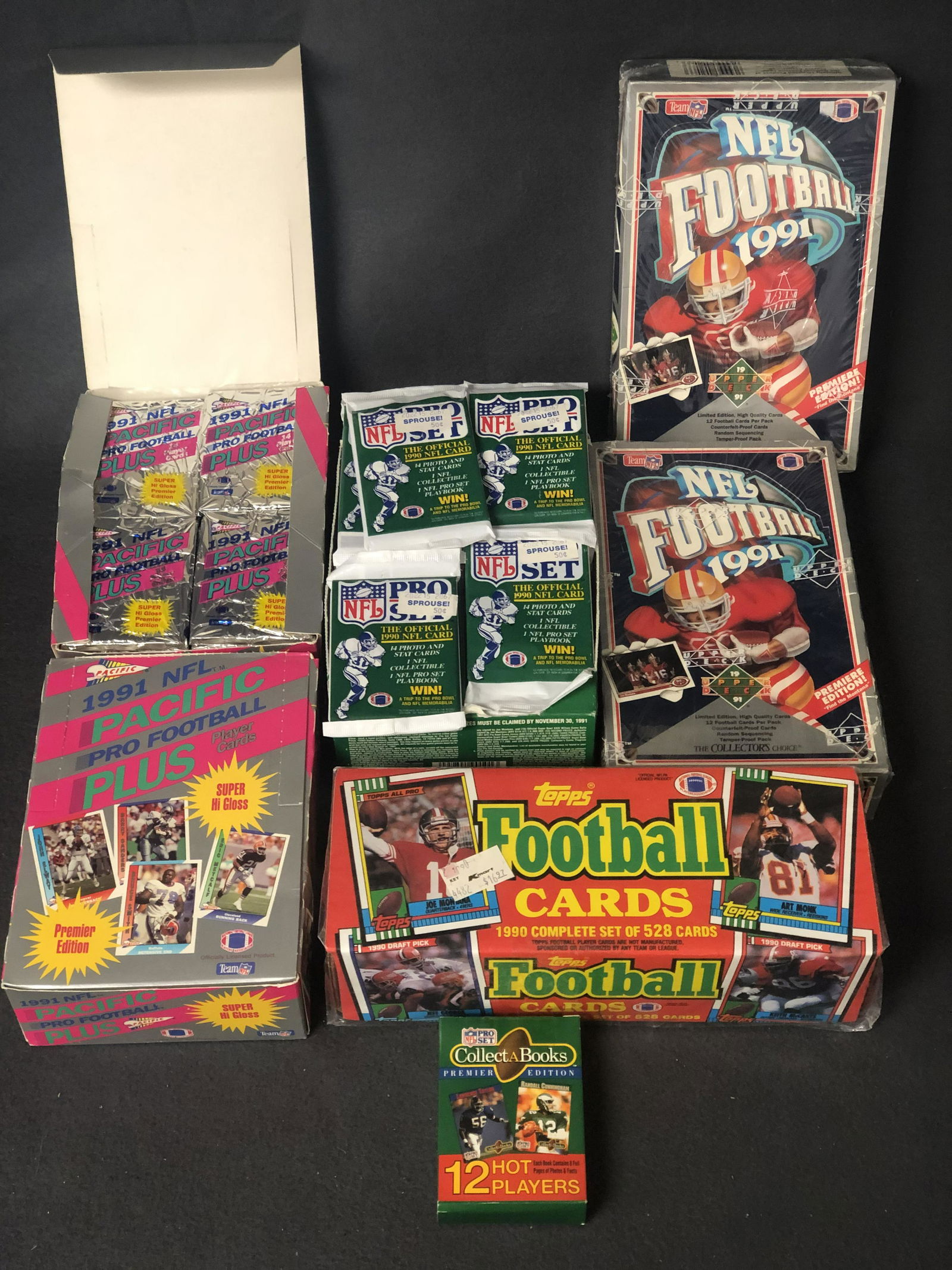 Asst Sealed NFL Trading Card Boxes - Complete Sets - (1 of 5)
