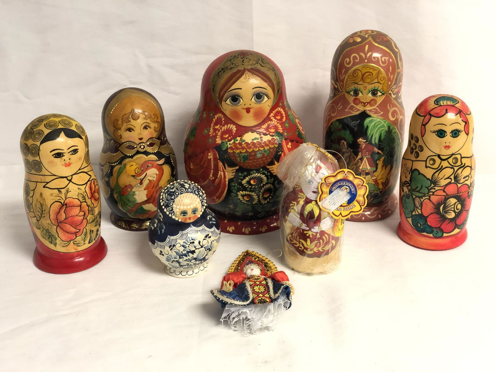 (6)USSR / Russian Nesting Dolls, More - Some Signed w/ (1 of 10)
