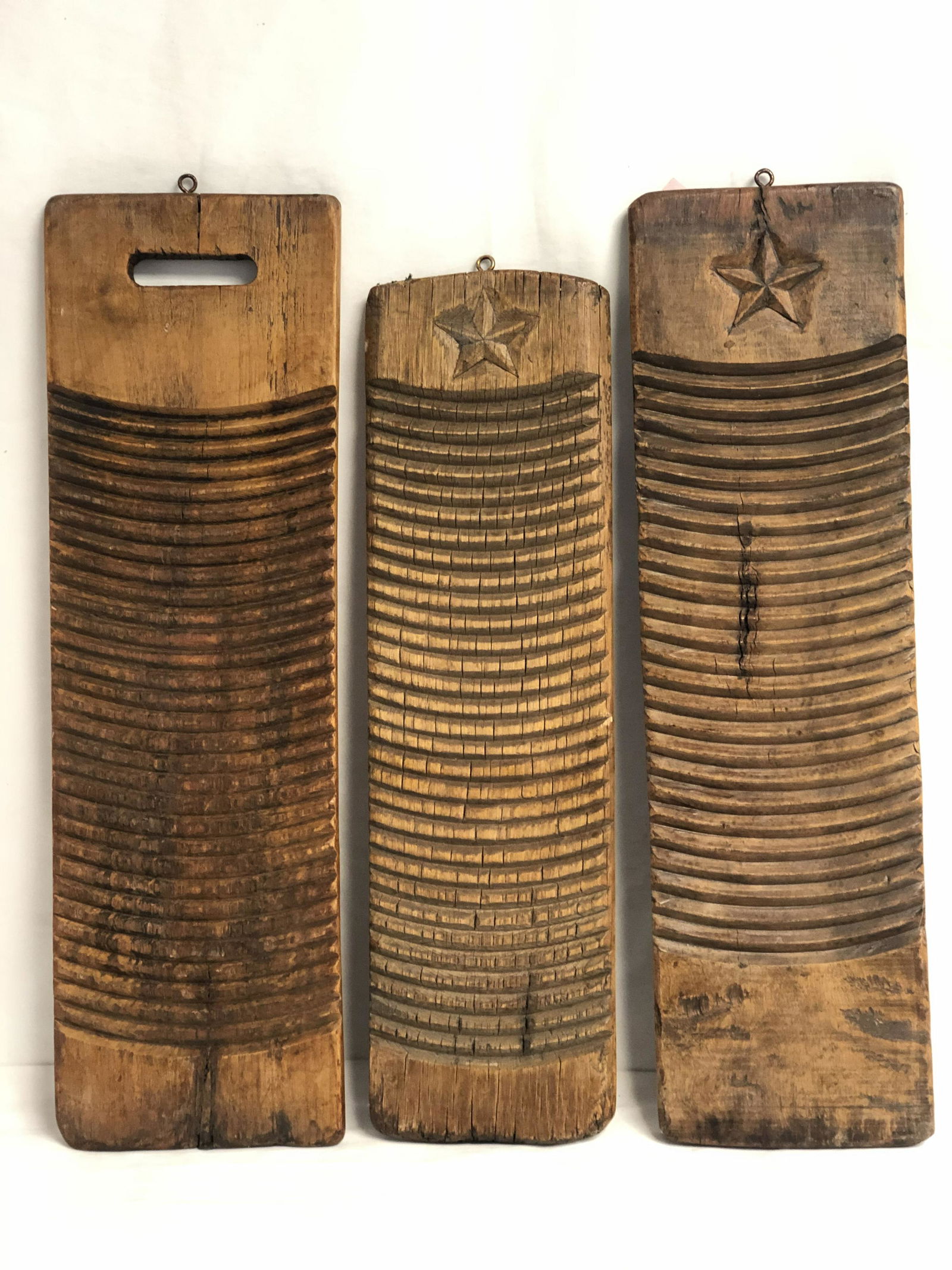 (3)Primitive Solid Wood WashBoards - Asst Sizes (1 of 3)