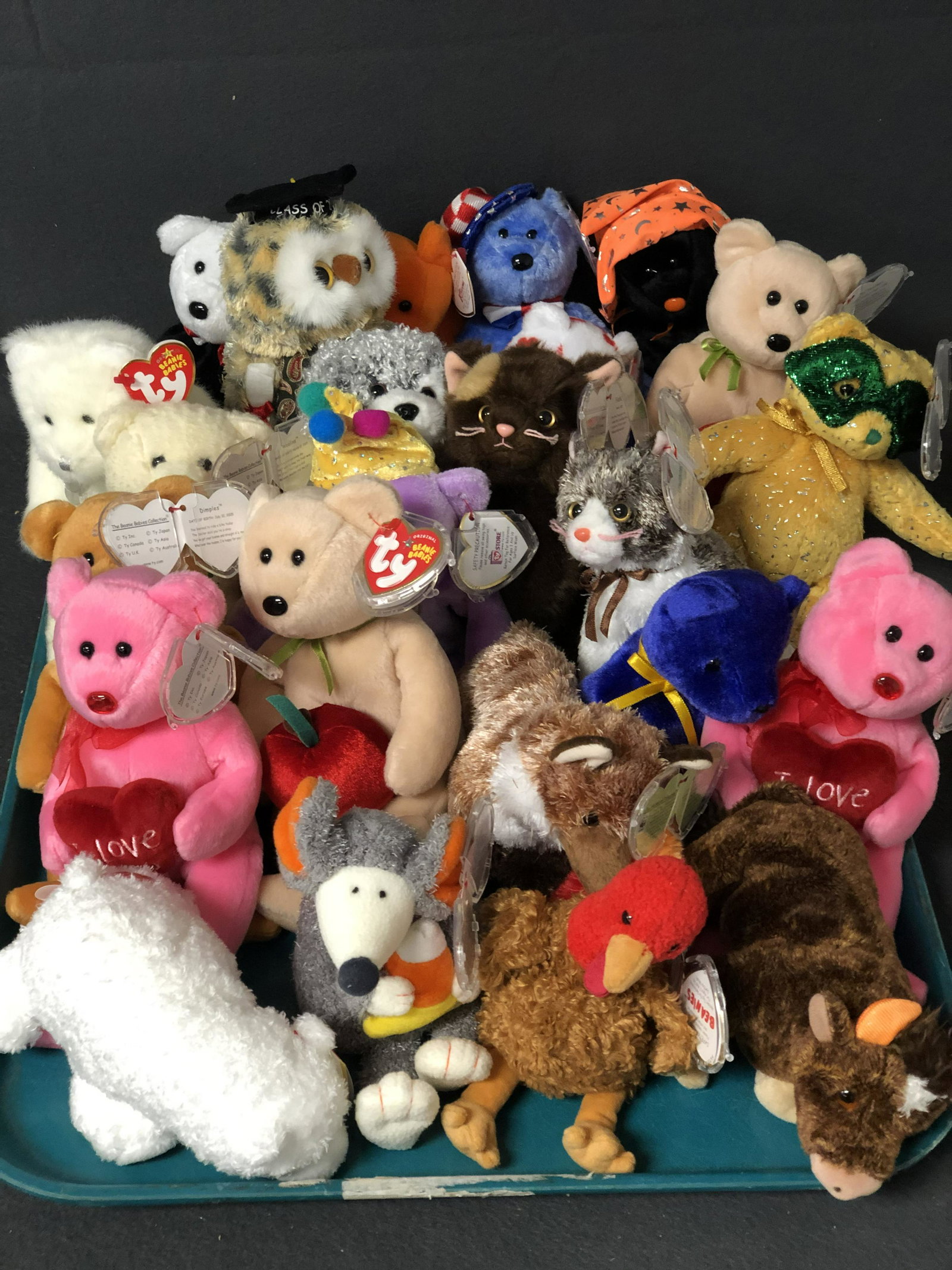 Asst Lot Beanie Babies -New Old Stock -: Asst Lot Beanie Babies -New Old Stock -